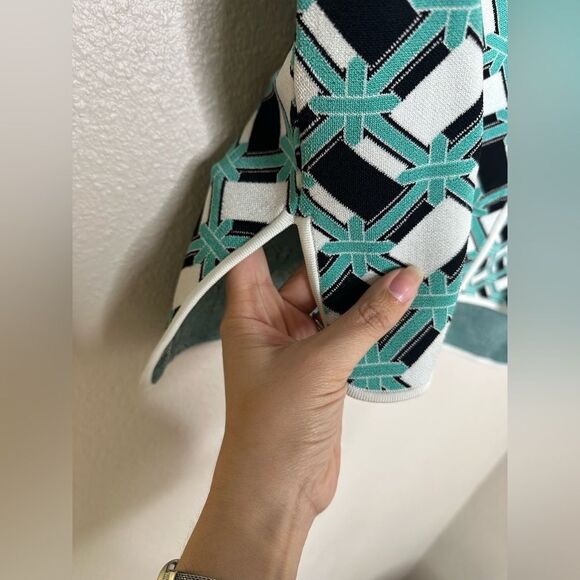 Zac Posen Short Sleeve Sweater Button Down Sz S - Picture 6 of 7